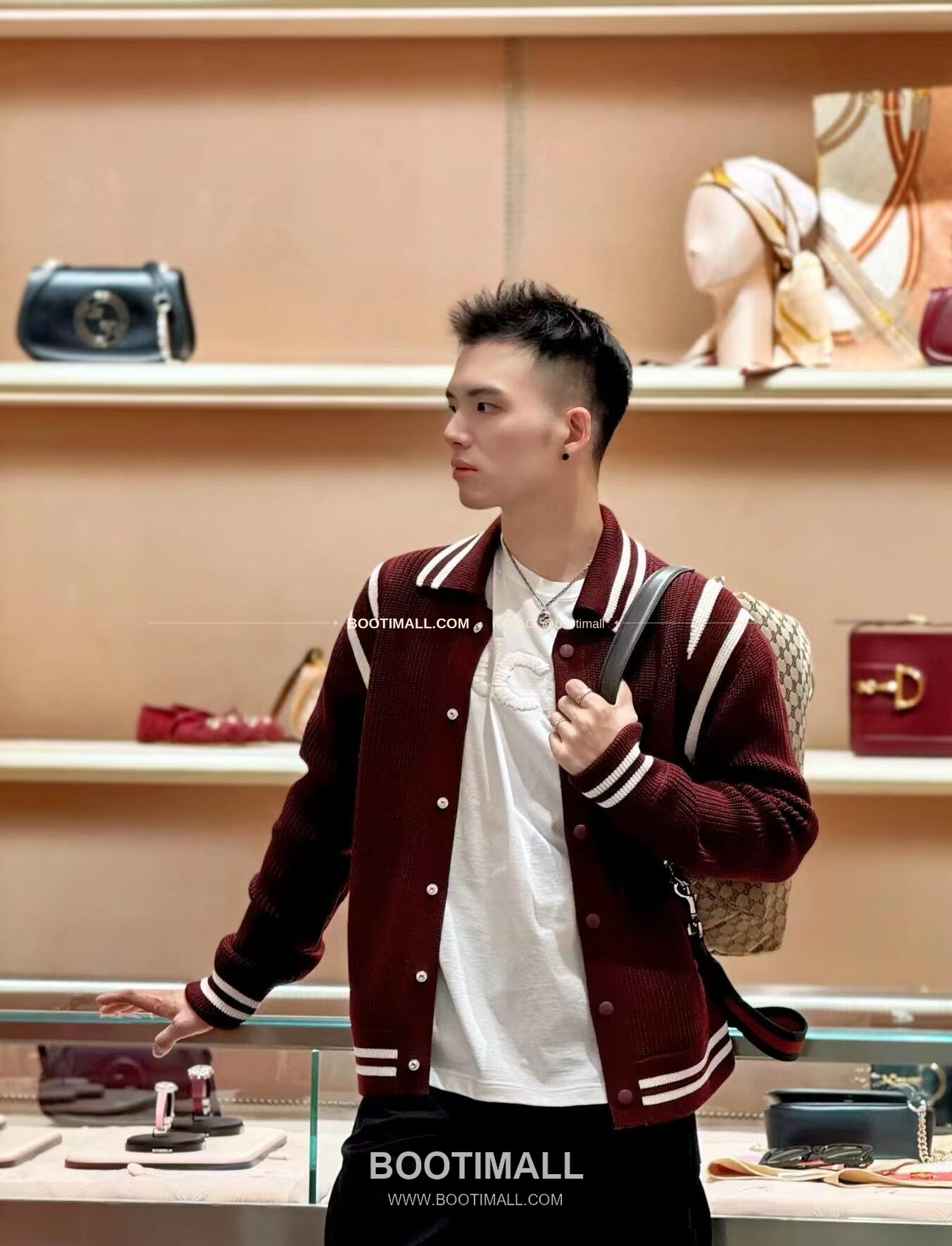 구찌 캔버스 레더 트림 구조 토트백 Gucci Canvas Leather Trim Structured Tote Bag 821616 36cm 2