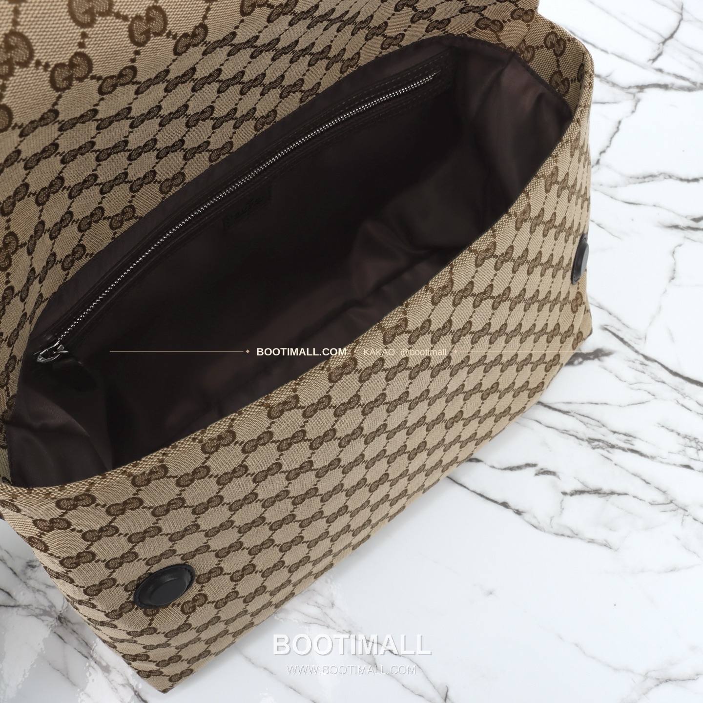 구찌 캔버스 레더 트림 구조 토트백 Gucci Canvas Leather Trim Structured Tote Bag 821616 36cm 18