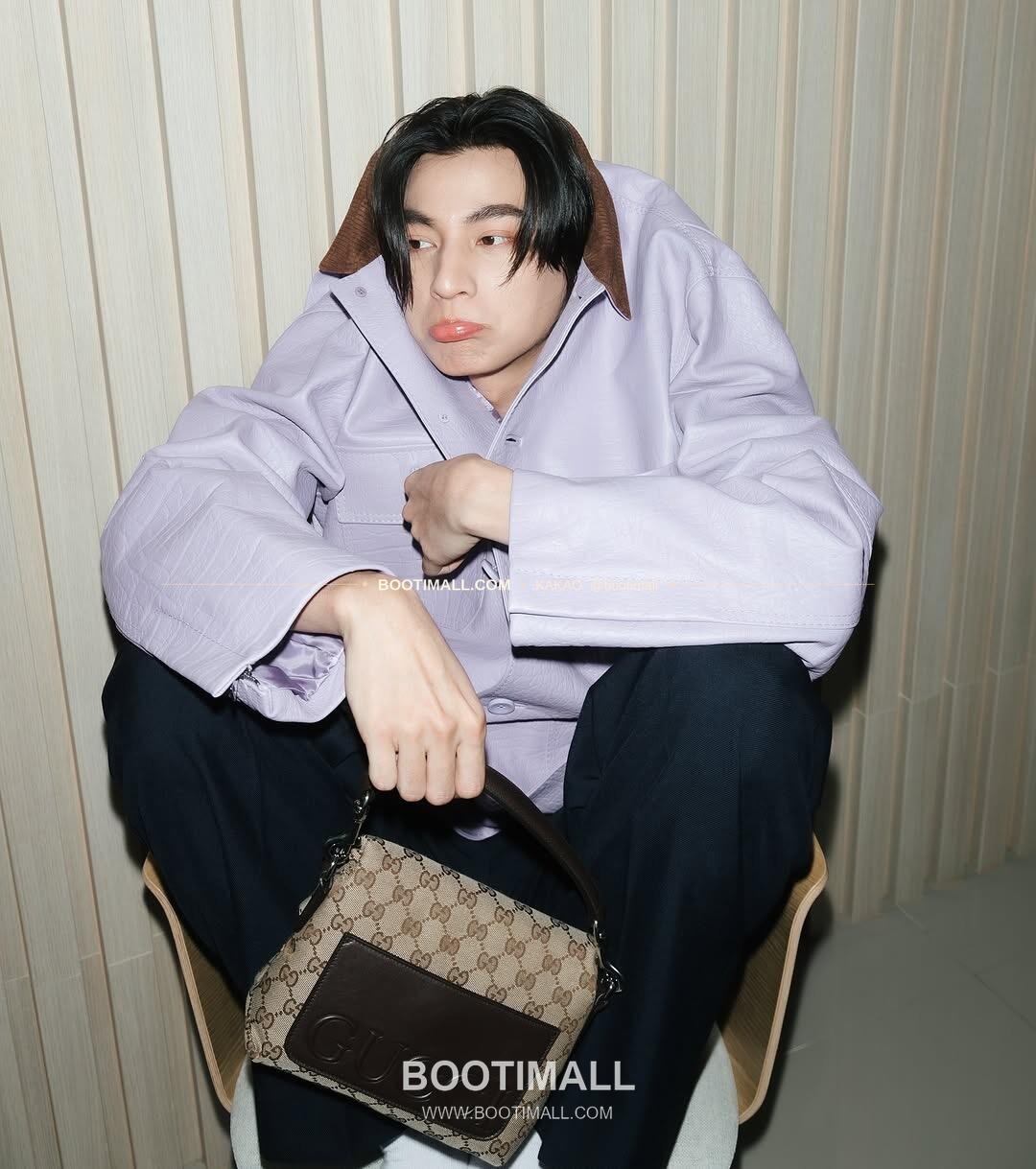 구찌 캔버스 레더 트림 미니 숄더백 Gucci Canvas Leather Trim Mini Shoulder Bag 821617 19cm 7