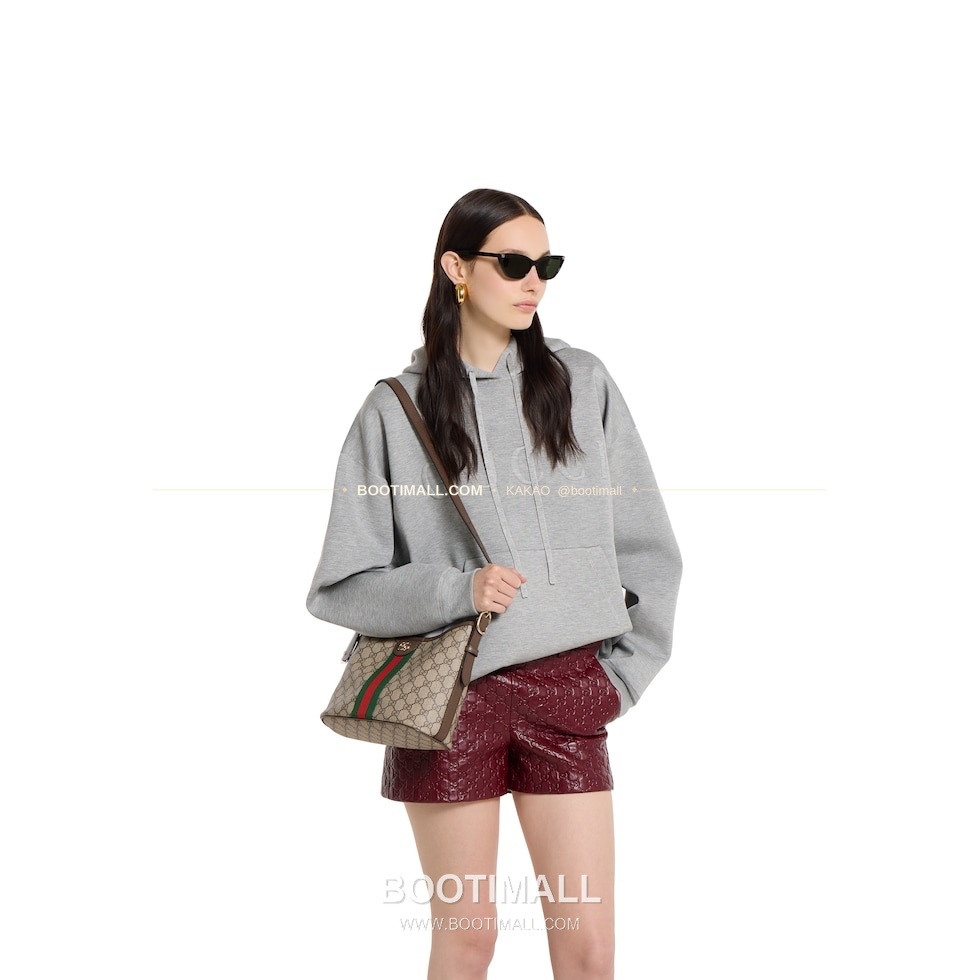 구찌 베이지 브라운 카프스킨 구조 미니 토트백 Gucci Beige Brown Calfskin Structured Mini Tote Bag 836872 23cm 3