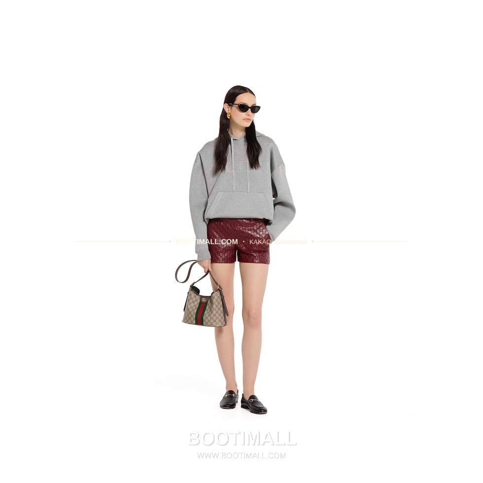 구찌 베이지 브라운 카프스킨 구조 미니 토트백 Gucci Beige Brown Calfskin Structured Mini Tote Bag 836872 23cm 5