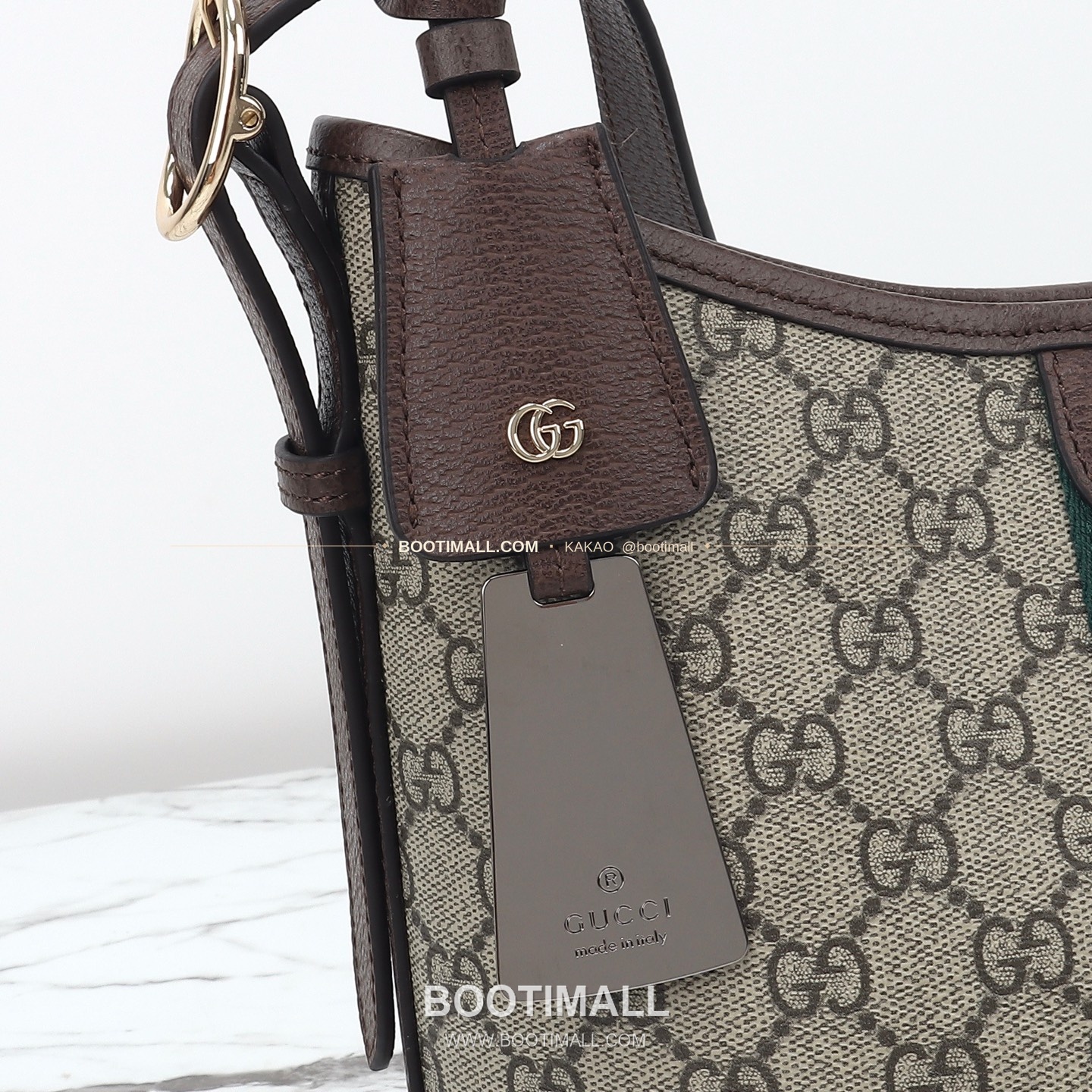 구찌 베이지 브라운 카프스킨 구조 미니 토트백 Gucci Beige Brown Calfskin Structured Mini Tote Bag 836872 23cm 13