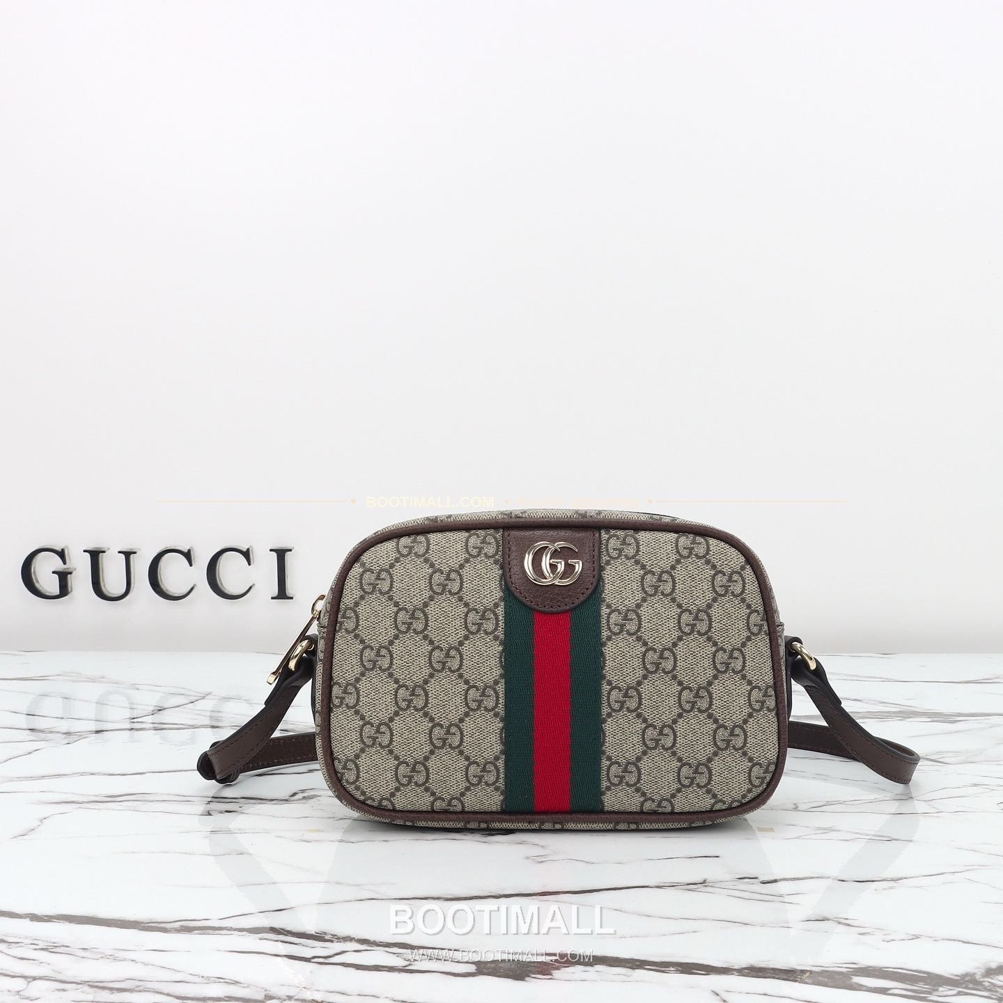 구찌 베이지 브라운 카프스킨 슬림 숄더백 Gucci Beige Brown Calfskin Slim Shoulder Bag 838480 21cm 1