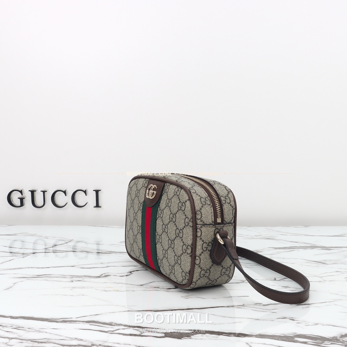 구찌 베이지 브라운 카프스킨 슬림 숄더백 Gucci Beige Brown Calfskin Slim Shoulder Bag 838480 21cm 2
