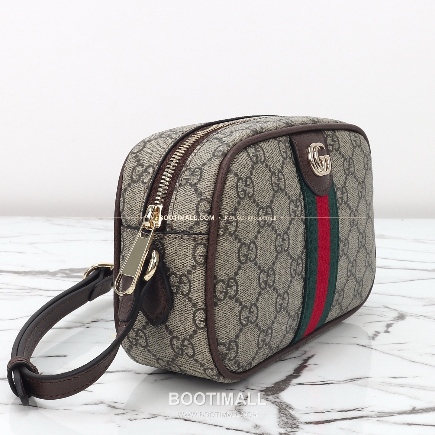 구찌 베이지 브라운 카프스킨 슬림 숄더백 Gucci Beige Brown Calfskin Slim Shoulder Bag 838480 21cm 5