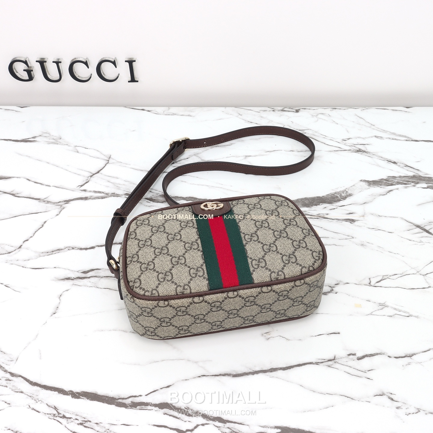 구찌 베이지 브라운 카프스킨 슬림 숄더백 Gucci Beige Brown Calfskin Slim Shoulder Bag 838480 21cm 8