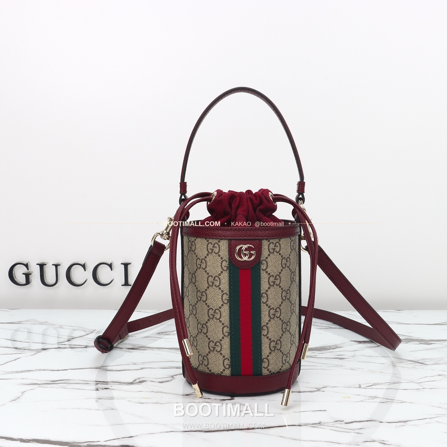 구찌 브라운 레드 카프스킨 슬림 버티컬 숄더백 Gucci Brown Red Calfskin Slim Vertical Shoulder Bag 838462 23cm 1
