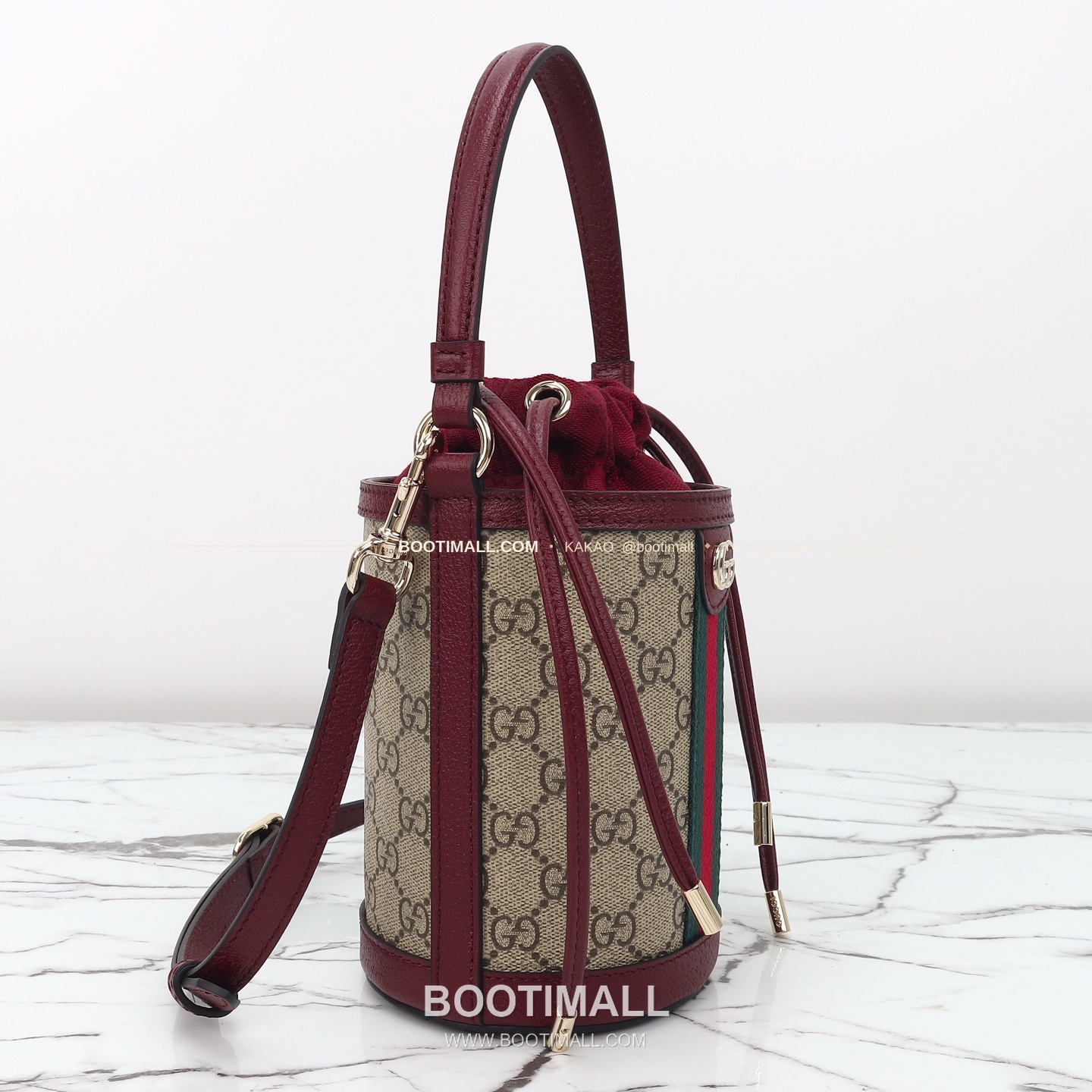 구찌 브라운 레드 카프스킨 슬림 버티컬 숄더백 Gucci Brown Red Calfskin Slim Vertical Shoulder Bag 838462 23cm 5