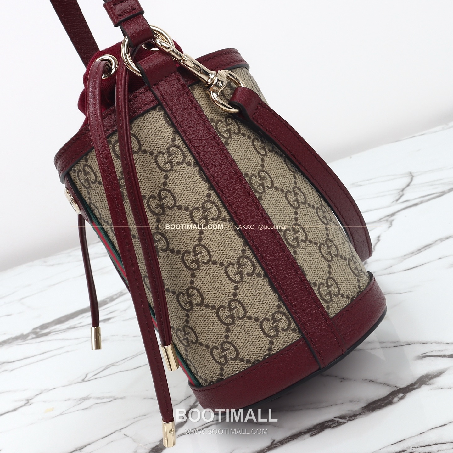 구찌 브라운 레드 카프스킨 슬림 버티컬 숄더백 Gucci Brown Red Calfskin Slim Vertical Shoulder Bag 838462 23cm 7