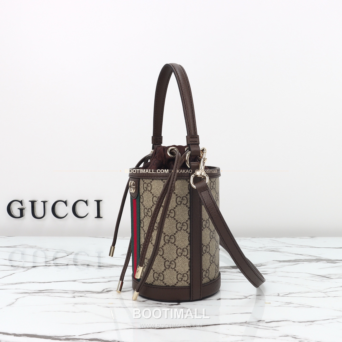 구찌 브라운 레드 카프스킨 슬림 버티컬 숄더백 Gucci Brown Red Calfskin Slim Vertical Shoulder Bag 838462 23cm 2