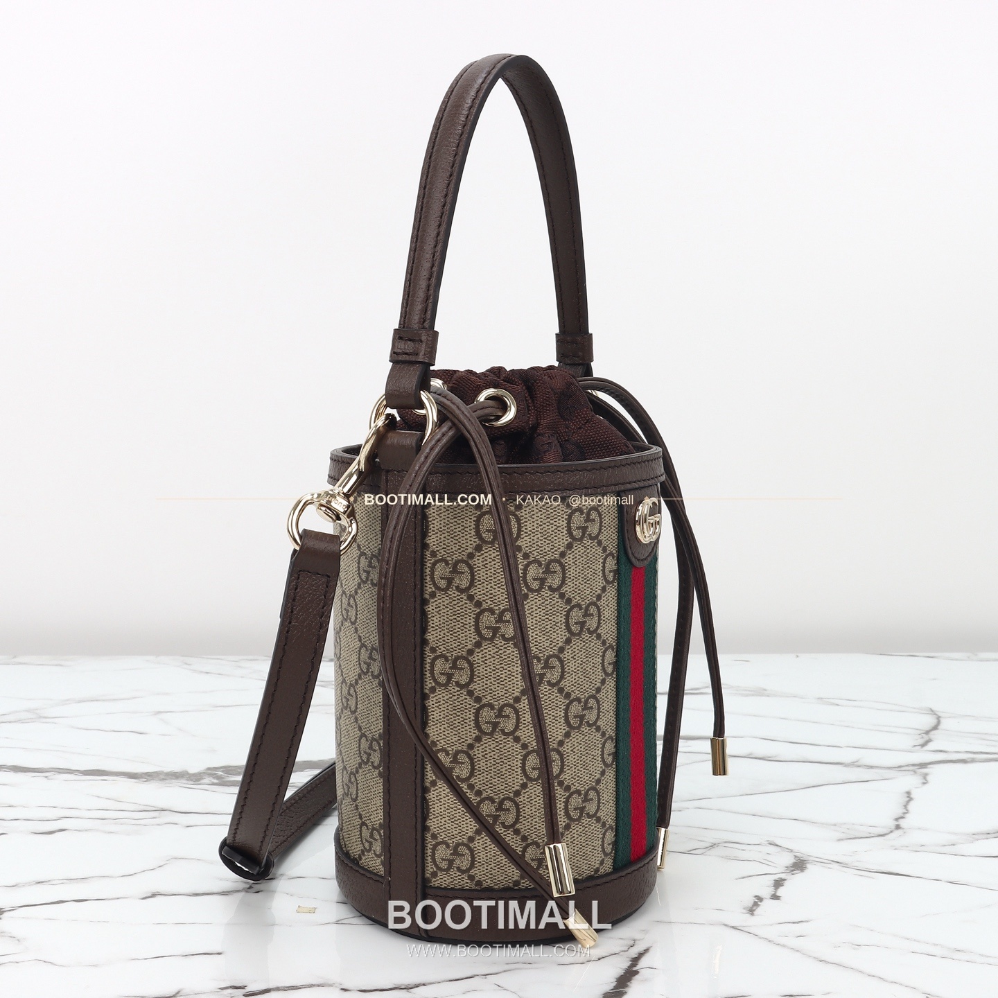 구찌 브라운 레드 카프스킨 슬림 버티컬 숄더백 Gucci Brown Red Calfskin Slim Vertical Shoulder Bag 838462 23cm 6