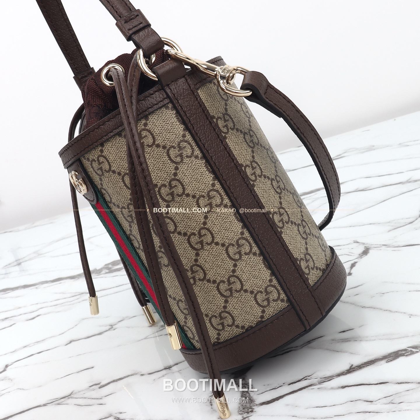 구찌 브라운 레드 카프스킨 슬림 버티컬 숄더백 Gucci Brown Red Calfskin Slim Vertical Shoulder Bag 838462 23cm 7
