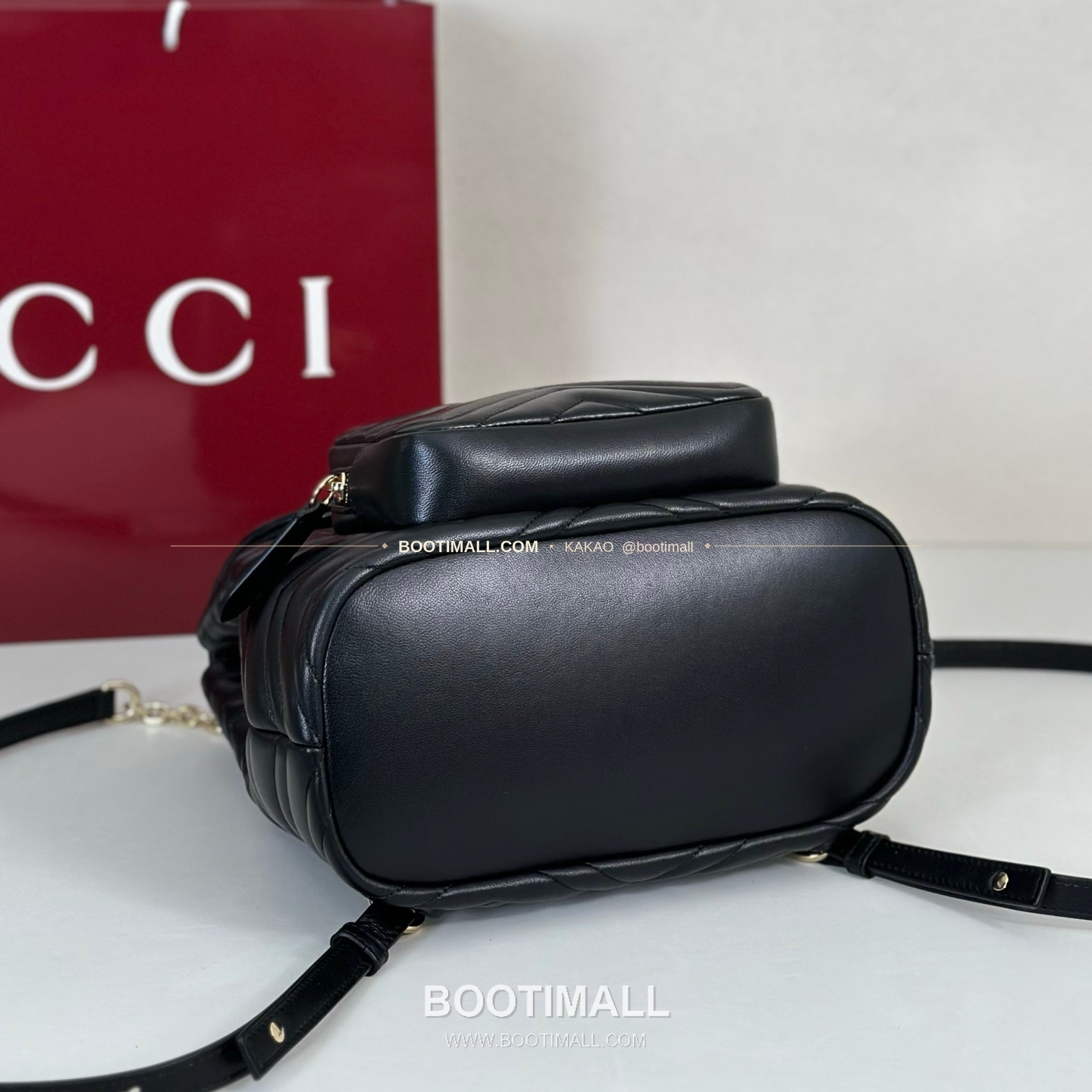 구찌 카프스킨 구조 미디엄 백팩 Gucci Calfskin Structured Medium Backpack 861878 25cm 4