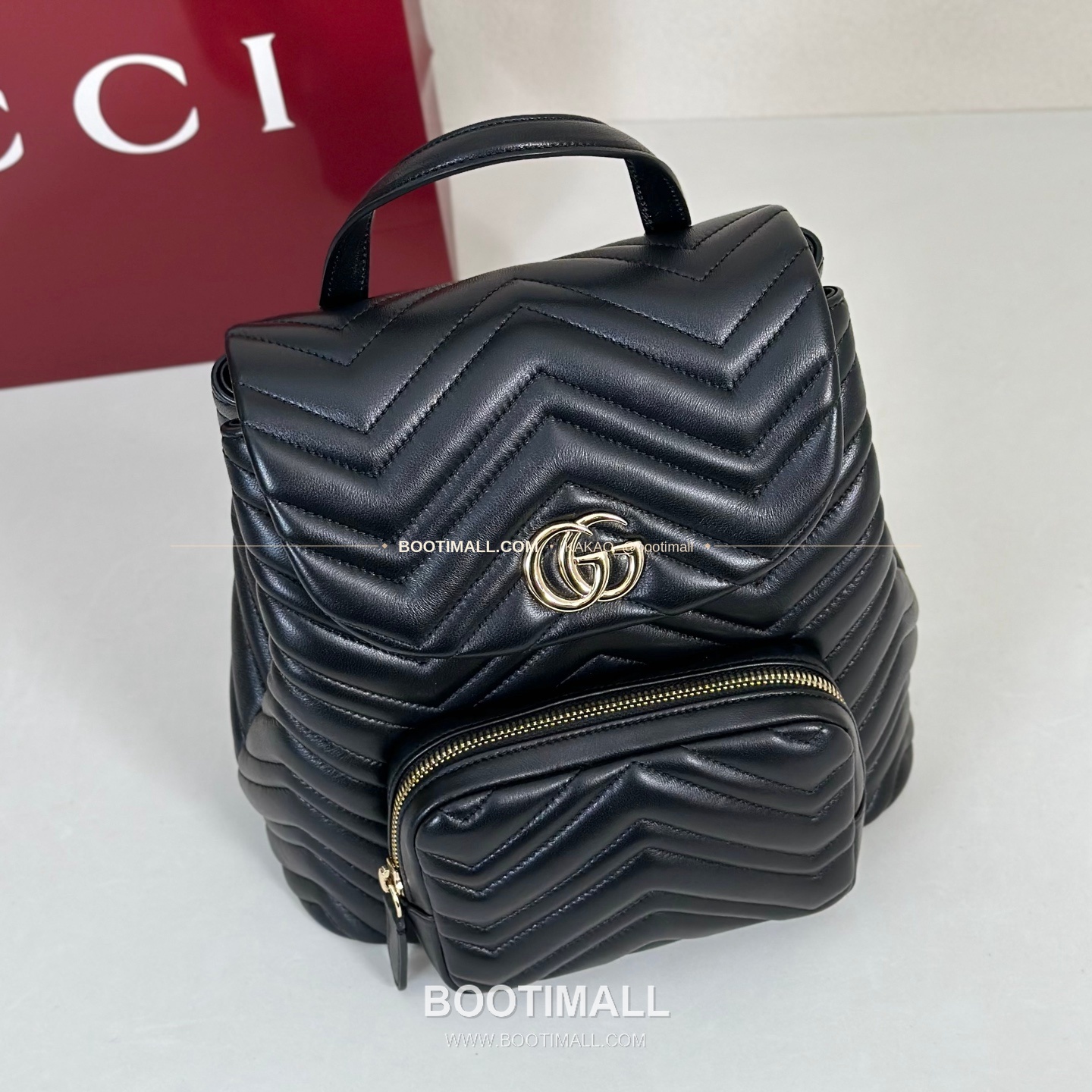구찌 카프스킨 구조 미디엄 백팩 Gucci Calfskin Structured Medium Backpack 861878 25cm 7