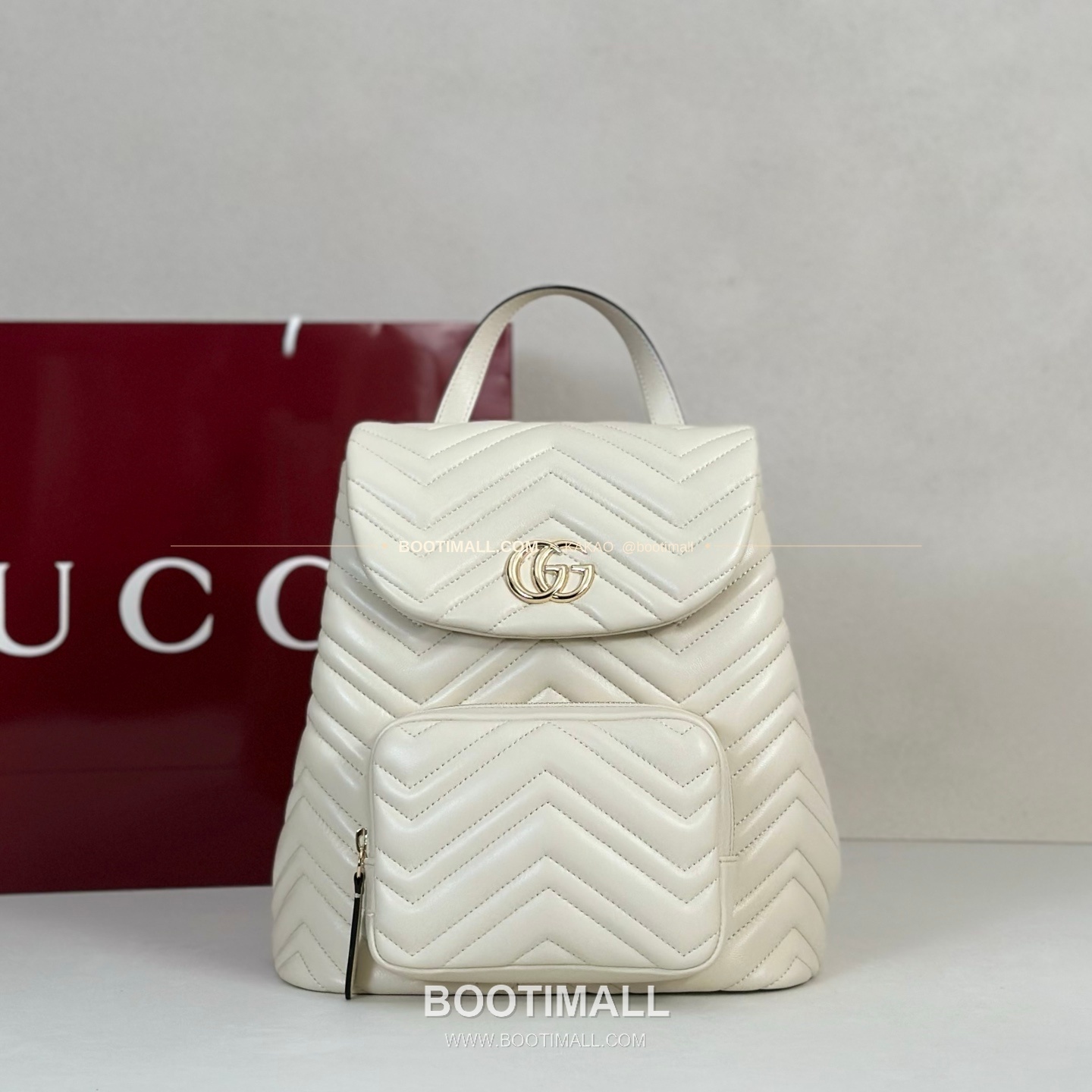 구찌 카프스킨 구조 미디엄 백팩 Gucci Calfskin Structured Medium Backpack 861878 25cm 1
