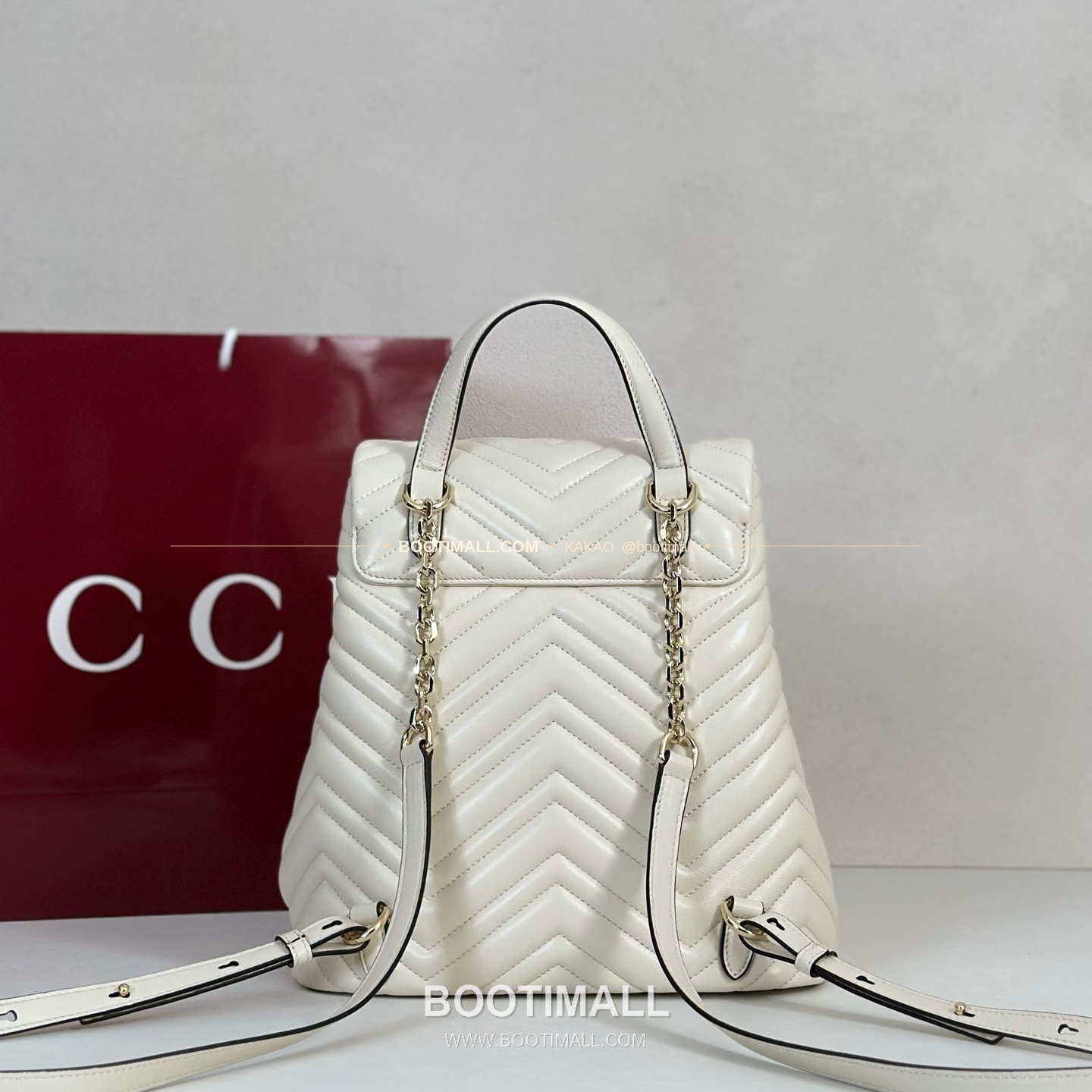 구찌 카프스킨 구조 미디엄 백팩 Gucci Calfskin Structured Medium Backpack 861878 25cm 3