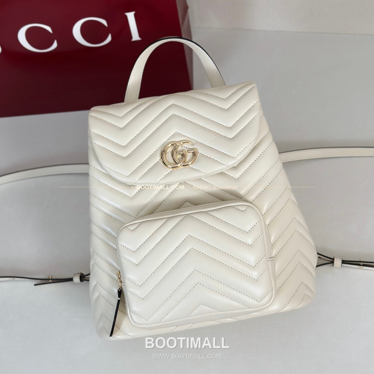 구찌 카프스킨 구조 미디엄 백팩 Gucci Calfskin Structured Medium Backpack 861878 25cm 5