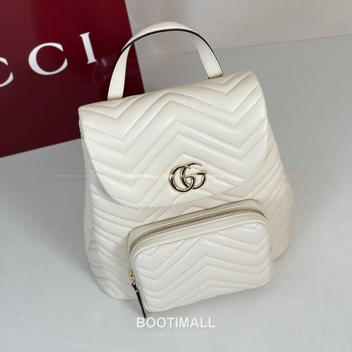 구찌 카프스킨 구조 미디엄 백팩 Gucci Calfskin Structured Medium Backpack 861878 25cm 7