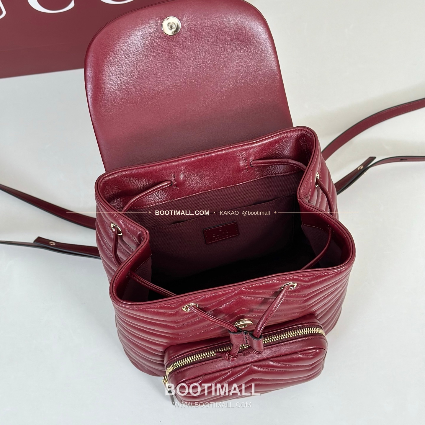 구찌 카프스킨 구조 미디엄 백팩 Gucci Calfskin Structured Medium Backpack 861878 25cm 9