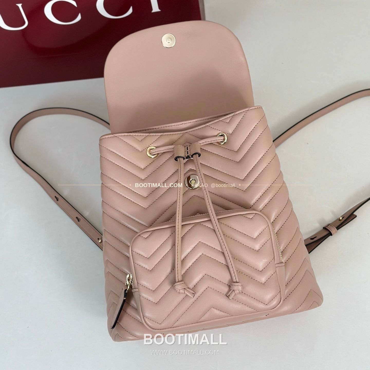 구찌 카프스킨 구조 미디엄 백팩 Gucci Calfskin Structured Medium Backpack 861878 25cm 8