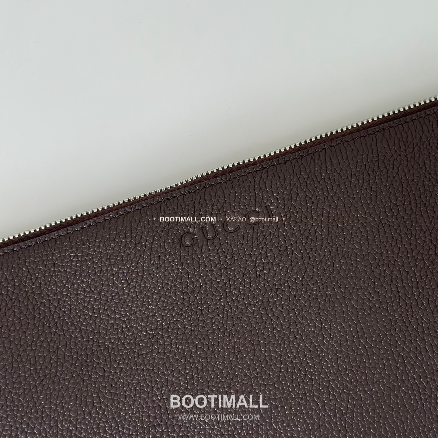 구찌 블랙 리치 그레인 카프스킨 숄더백 Gucci Brown Litchi Grain Calfskin Large Boston Bag 800194 50cm 4