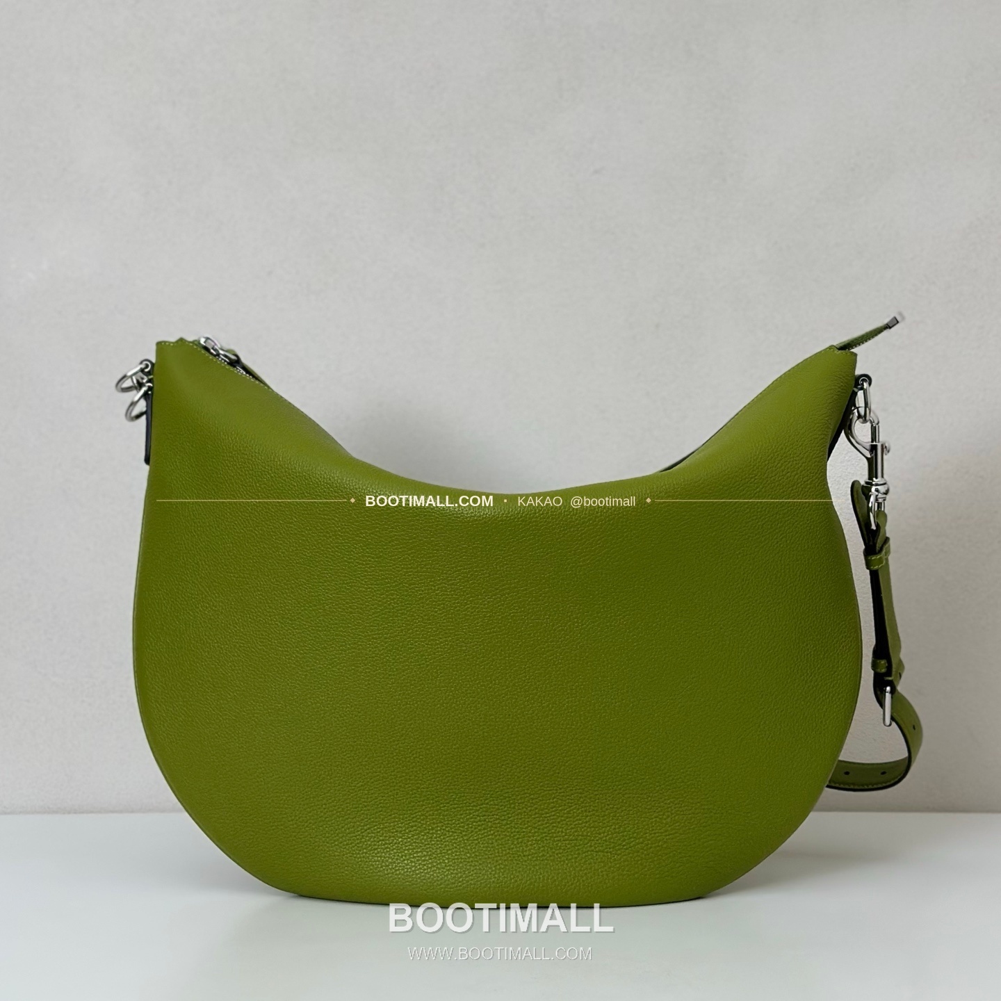 구찌 그린 리치 그레인 카프스킨 숄더백 Gucci Brown Litchi Grain Calfskin Large Boston Bag 800194 50cm 1