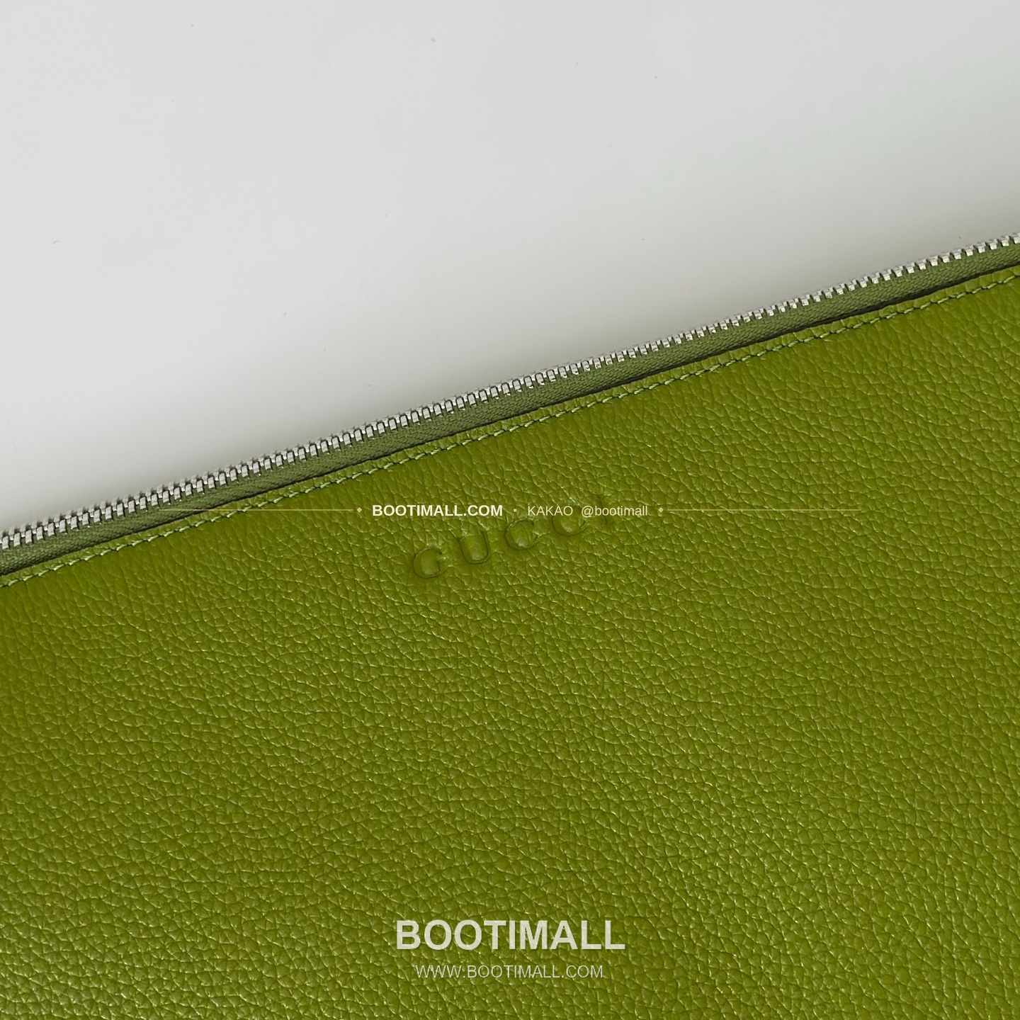 구찌 그린 리치 그레인 카프스킨 숄더백 Gucci Brown Litchi Grain Calfskin Large Boston Bag 800194 50cm 4