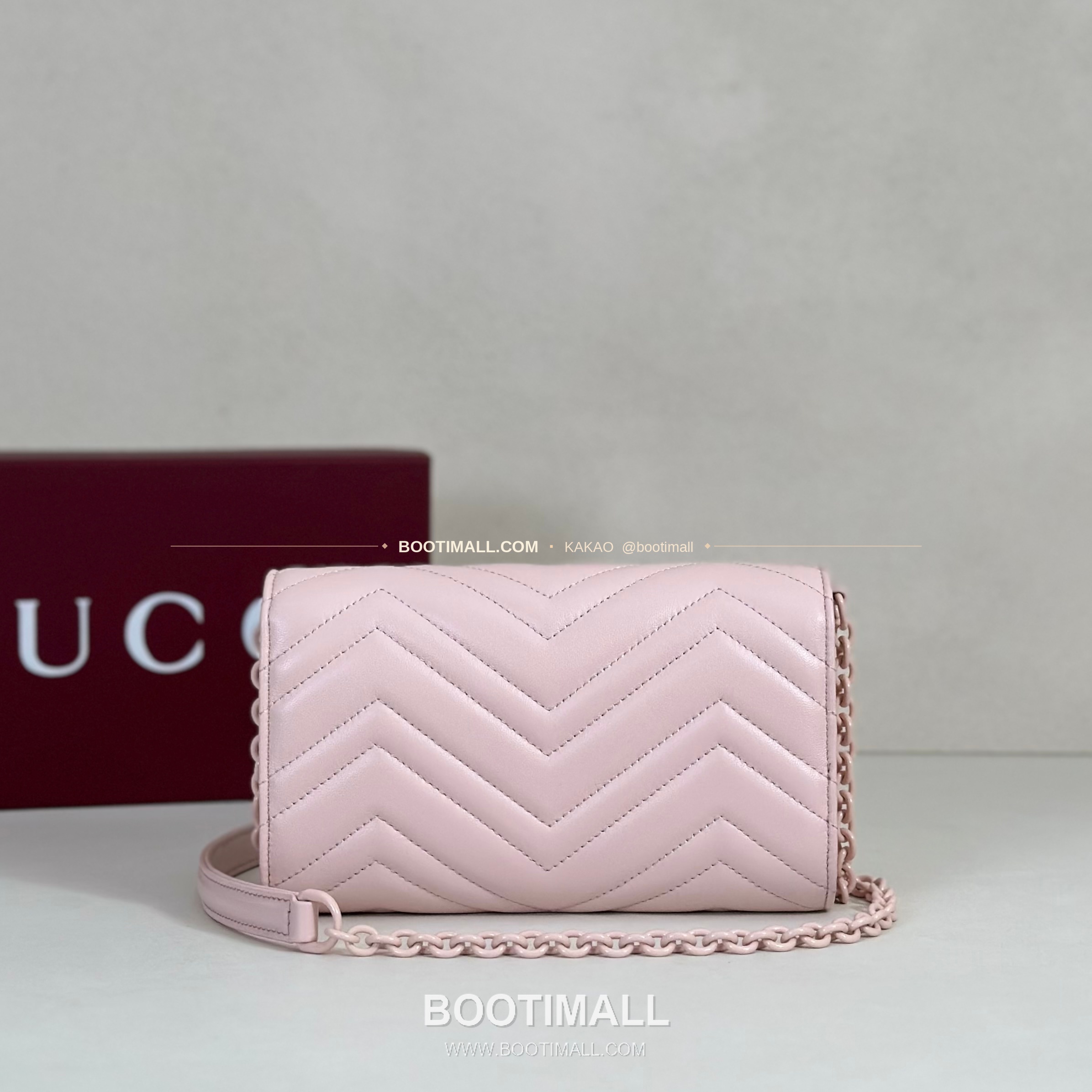 구찌 베이지 램스킨 GG 로고 슬림 숄더백 Gucci Beige Lambskin GG Logo Slim Shoulder Bag 858924 20cm 2