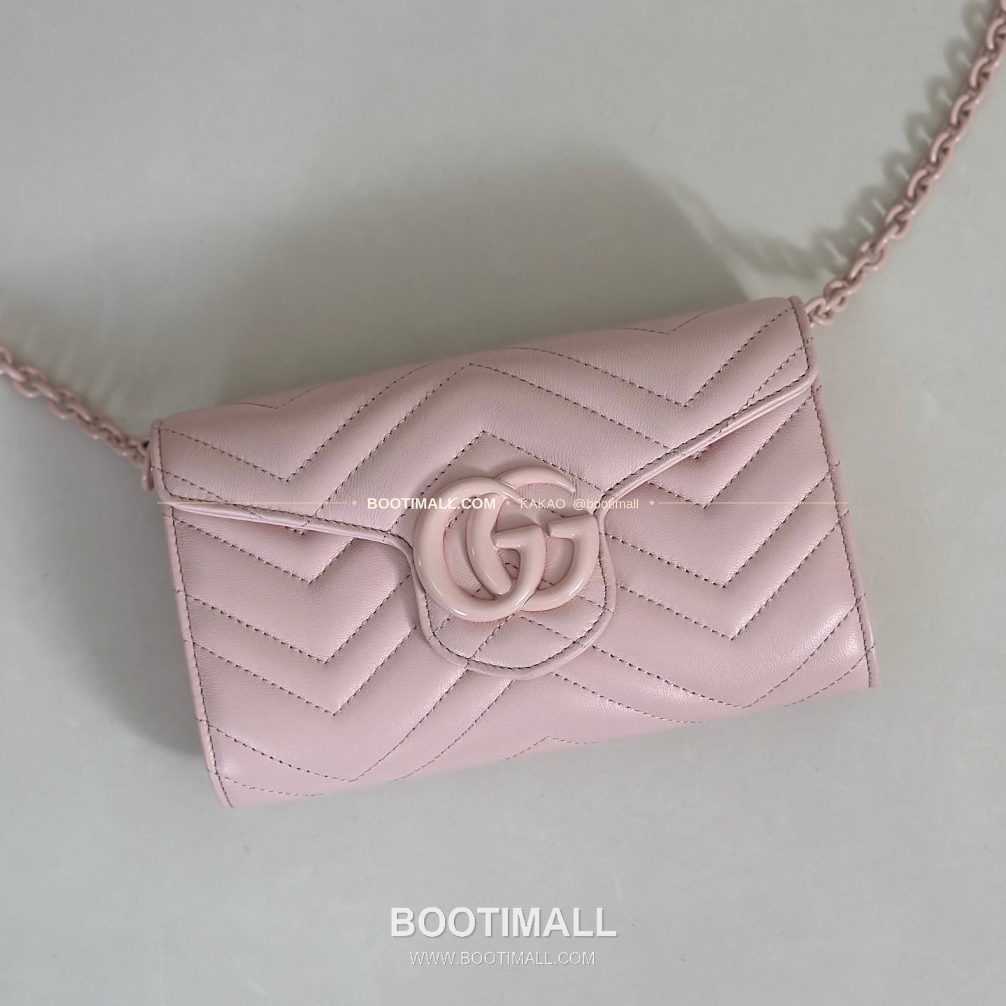 구찌 베이지 램스킨 GG 로고 슬림 숄더백 Gucci Beige Lambskin GG Logo Slim Shoulder Bag 858924 20cm 3