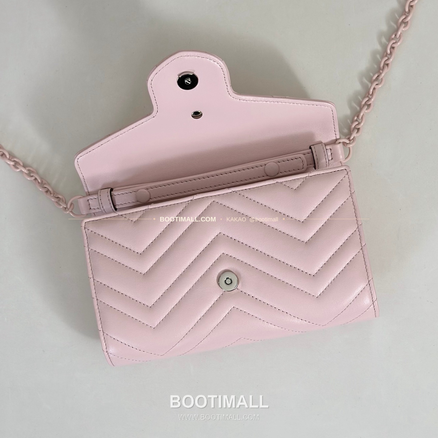 구찌 베이지 램스킨 GG 로고 슬림 숄더백 Gucci Beige Lambskin GG Logo Slim Shoulder Bag 858924 20cm 5