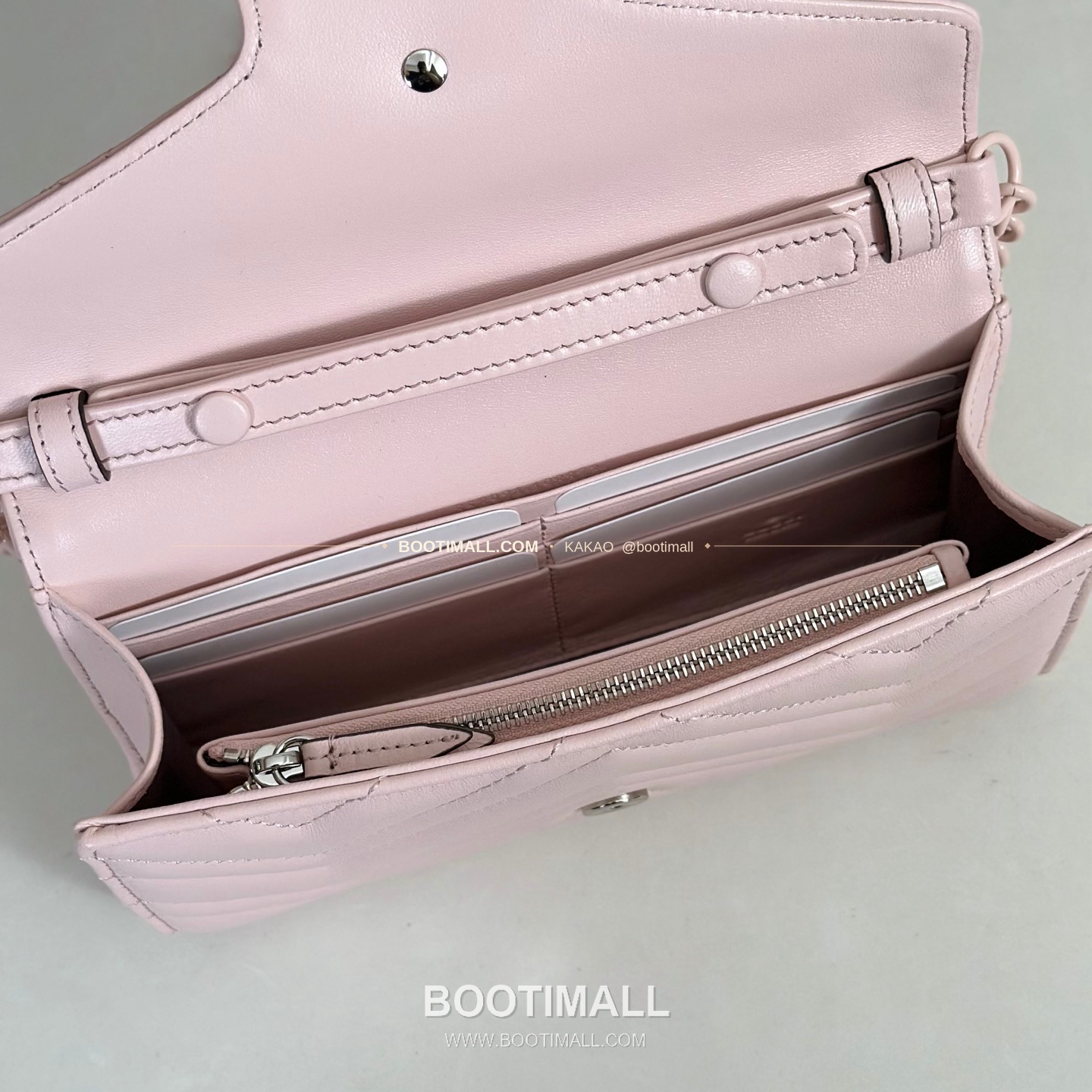 구찌 베이지 램스킨 GG 로고 슬림 숄더백 Gucci Beige Lambskin GG Logo Slim Shoulder Bag 858924 20cm 6