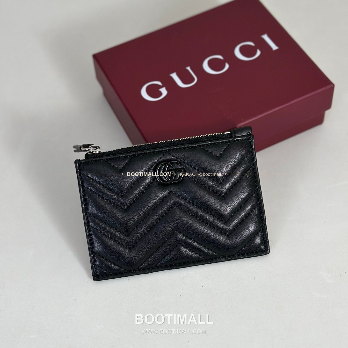 구찌 핑크 램스킨 GG 로고 미니 카드 홀더 Gucci Pink Lambskin GG Logo Mini Card Holder 837747 12cm 1