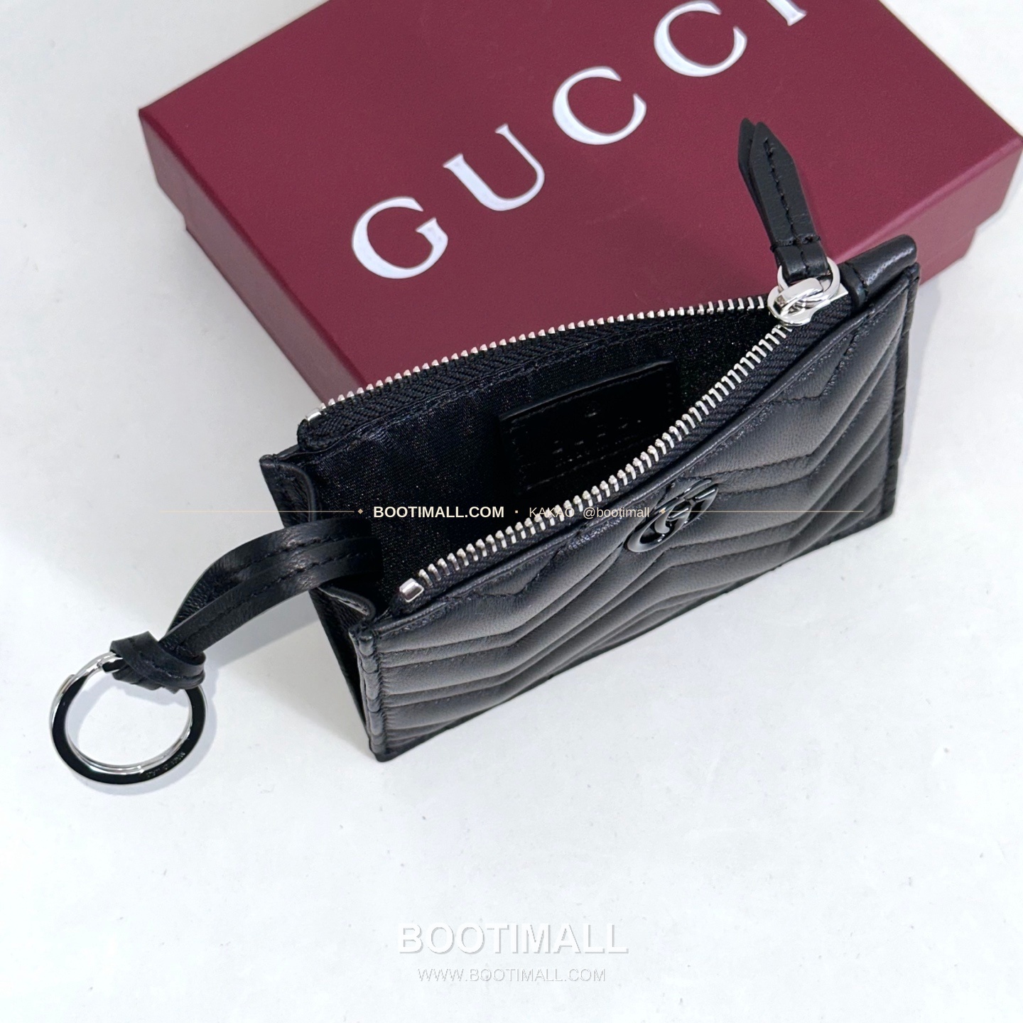 구찌 핑크 램스킨 GG 로고 미니 카드 홀더 Gucci Pink Lambskin GG Logo Mini Card Holder 837747 12cm 4