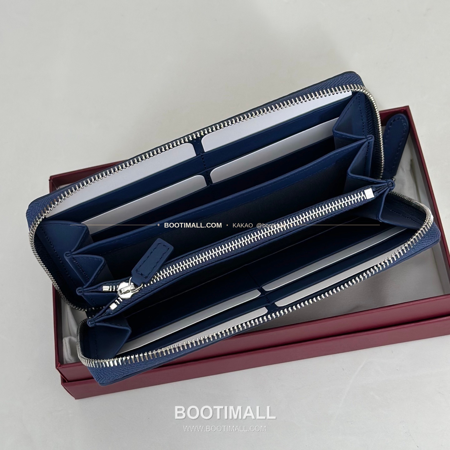 구찌 블루 러버 코팅 캔버스 홀스빗 슬림 지퍼 지갑 Gucci Blue Rubber Coated Canvas Horsebit Slim Zip Wallet 855680 19cm 4