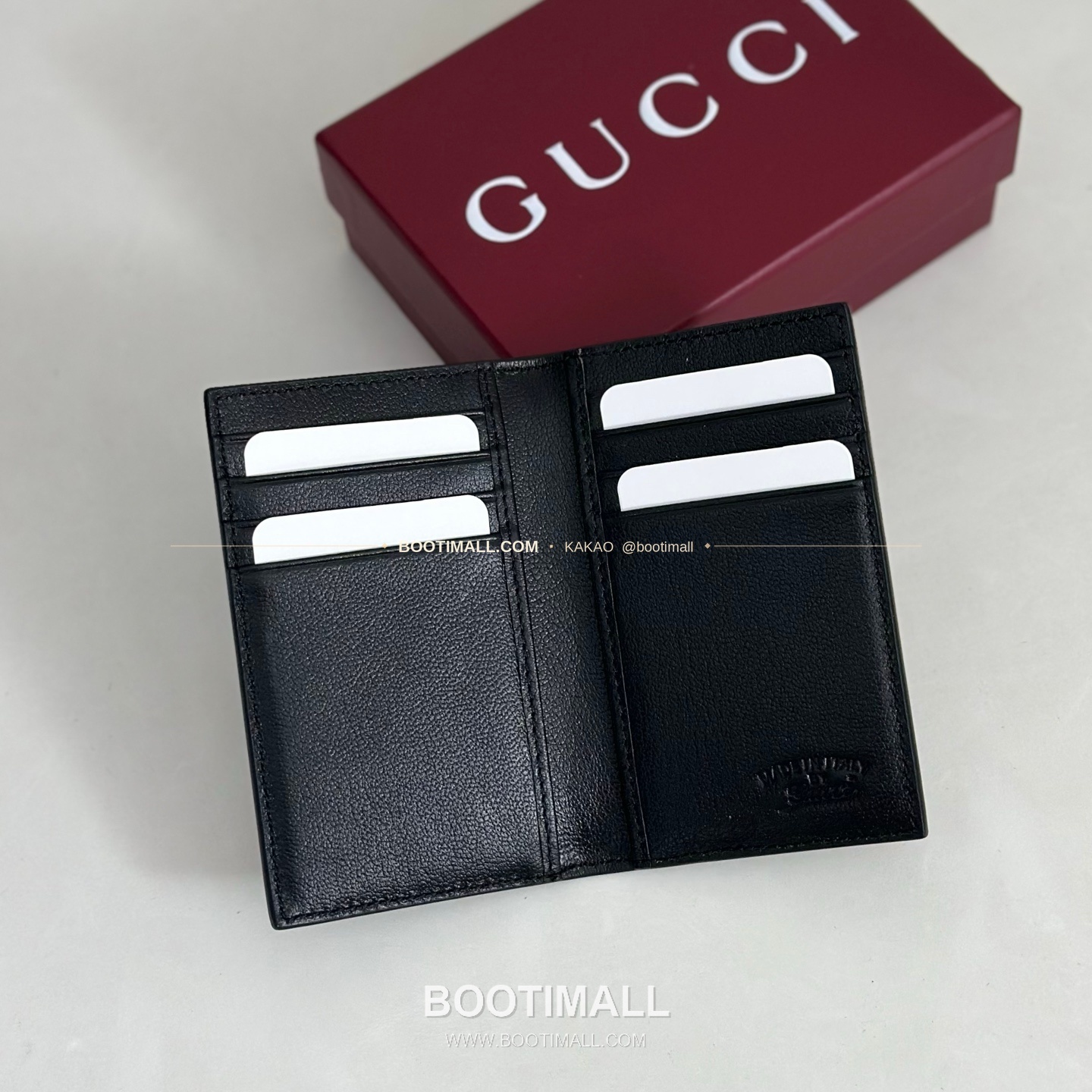 구찌 베이지 카프스킨 슬림 카드 홀더 지갑 Gucci Beige Calfskin Slim Card Holder Wallet 867327 12cm 3