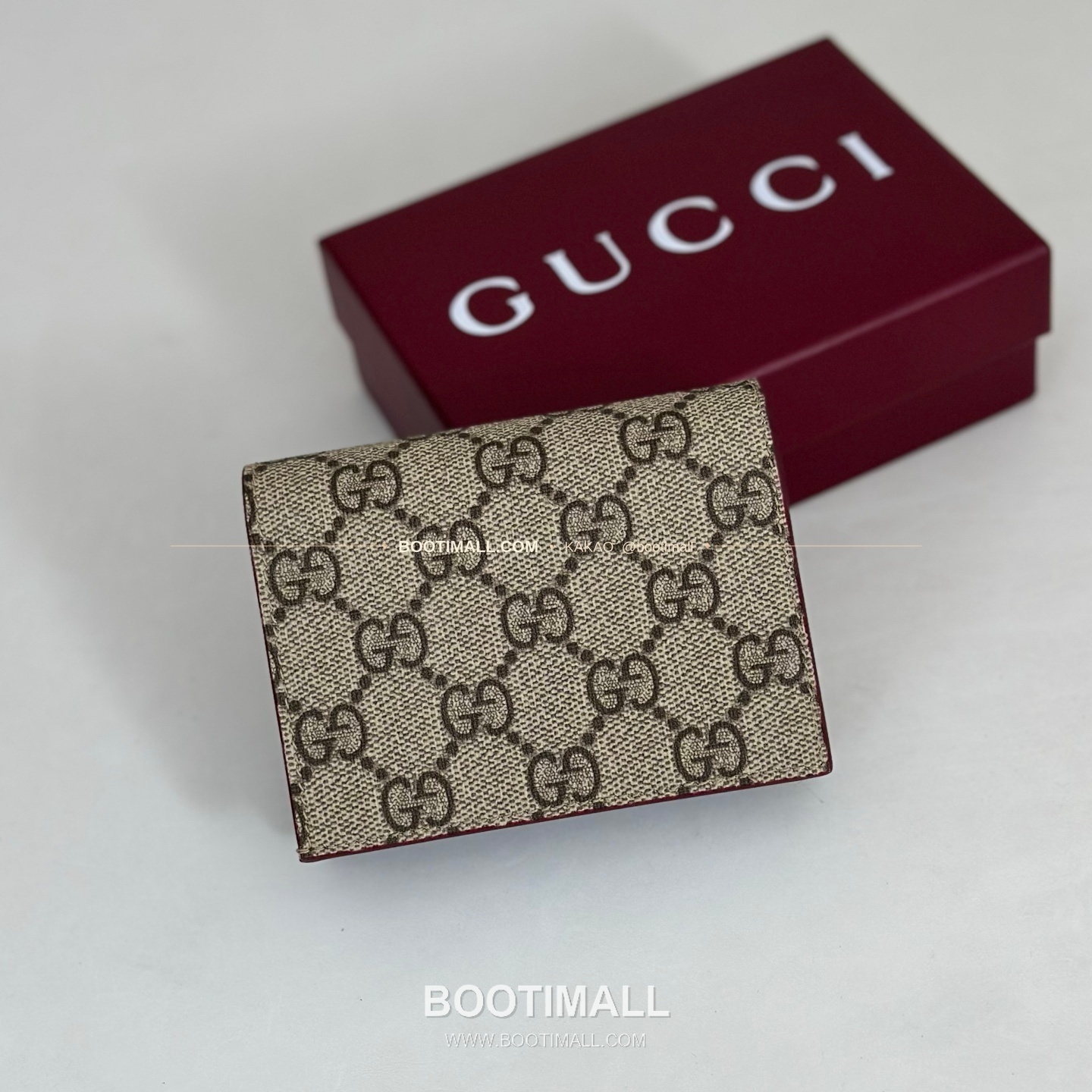 구찌 블루 프린트 코팅 캔버스 Snugg 캐릭터 반지갑 Gucci Blue Print Coated Canvas Snugg Character Bifold Wallet 855384 11cm 2