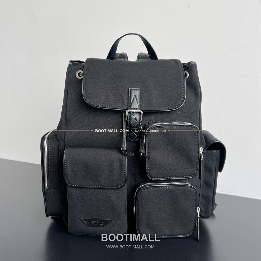보테가베네타 크로스로드 나일론 멀티포켓 백팩 Bottega Veneta Crossroad Nylon Multi Pocket Backpack 837377 42cm 1
