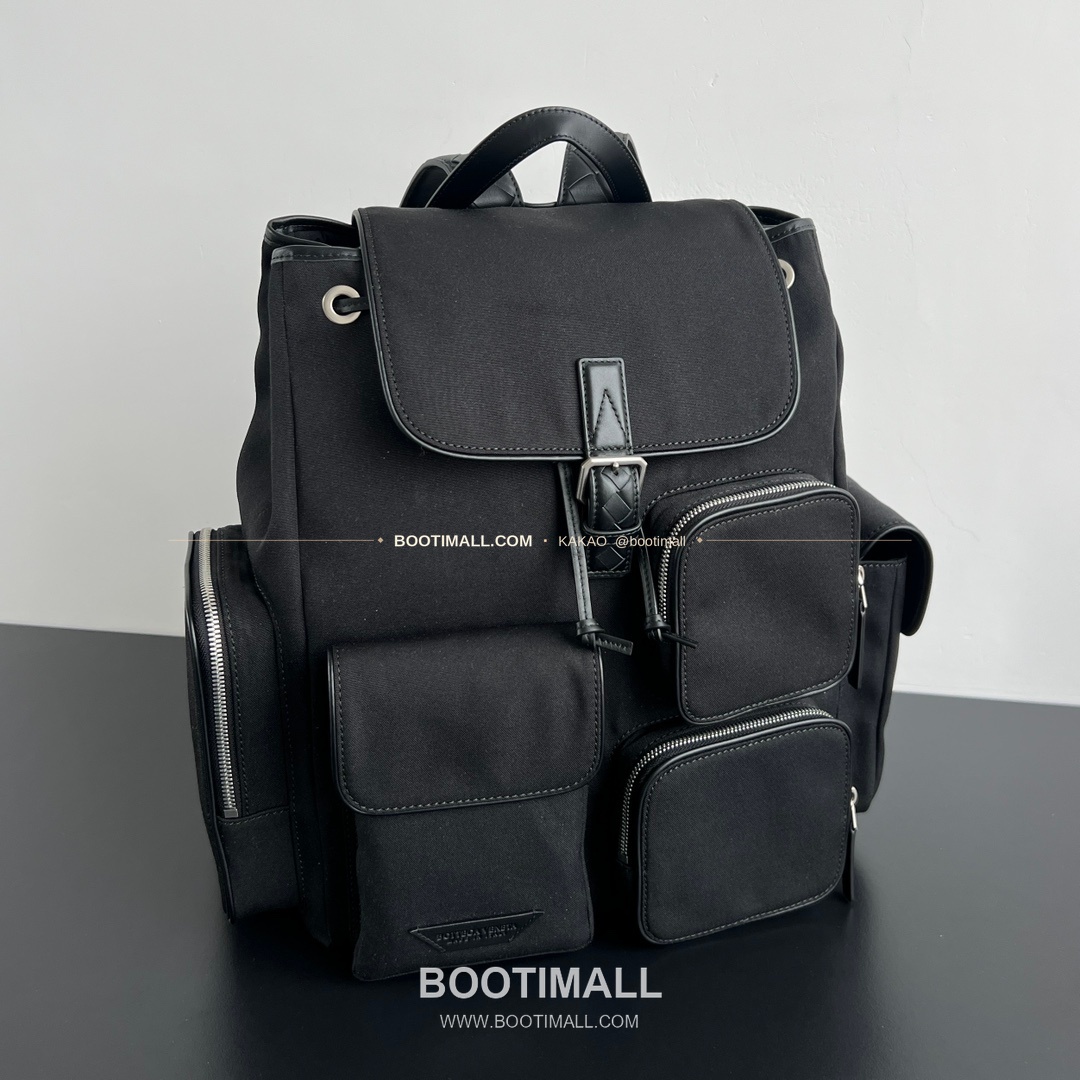 보테가베네타 크로스로드 나일론 멀티포켓 백팩 Bottega Veneta Crossroad Nylon Multi Pocket Backpack 837377 42cm 10