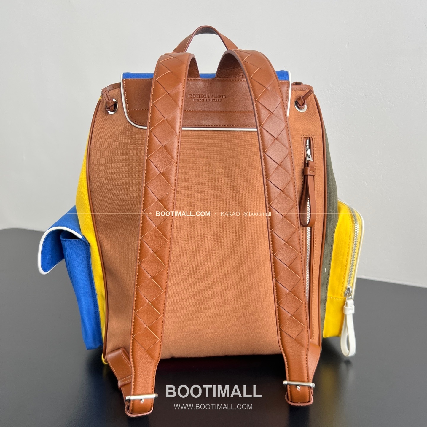 보테가베네타 크로스로드 멀티컬러 나일론 멀티포켓 백팩 Bottega Veneta Crossroad Multicolor Nylon Multi Pocket Backpack 837377 42cm 3