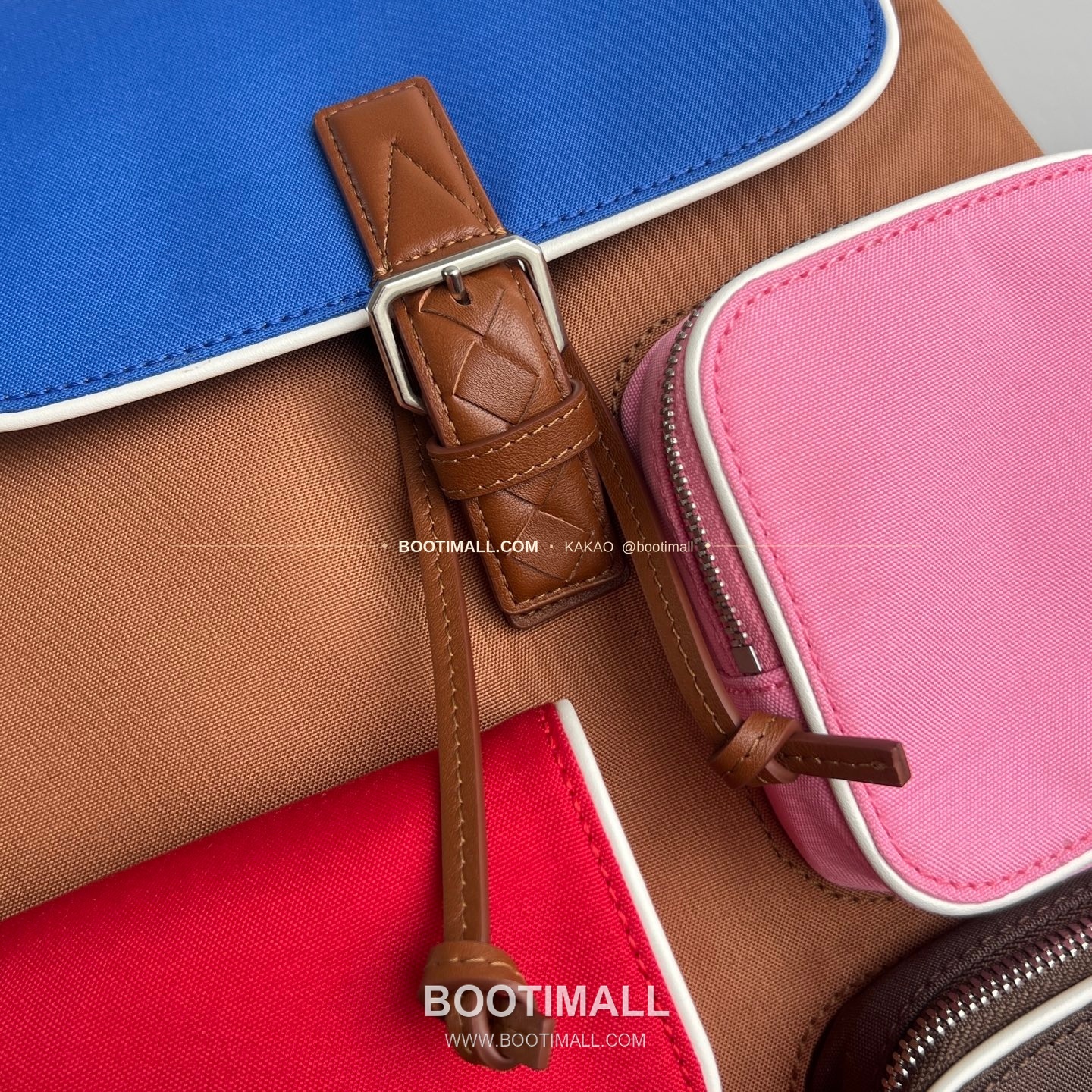 보테가베네타 크로스로드 멀티컬러 나일론 멀티포켓 백팩 Bottega Veneta Crossroad Multicolor Nylon Multi Pocket Backpack 837377 42cm 6