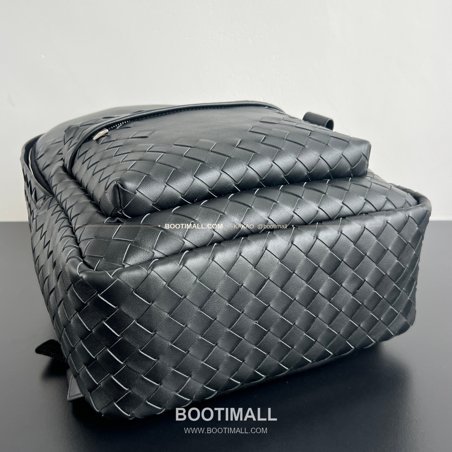 보테가베네타 모자이크 인트레치아토 실크카프 백팩 Bottega Veneta Mosaic Intrecciato Silk Calf Backpack 828527 46cm 4
