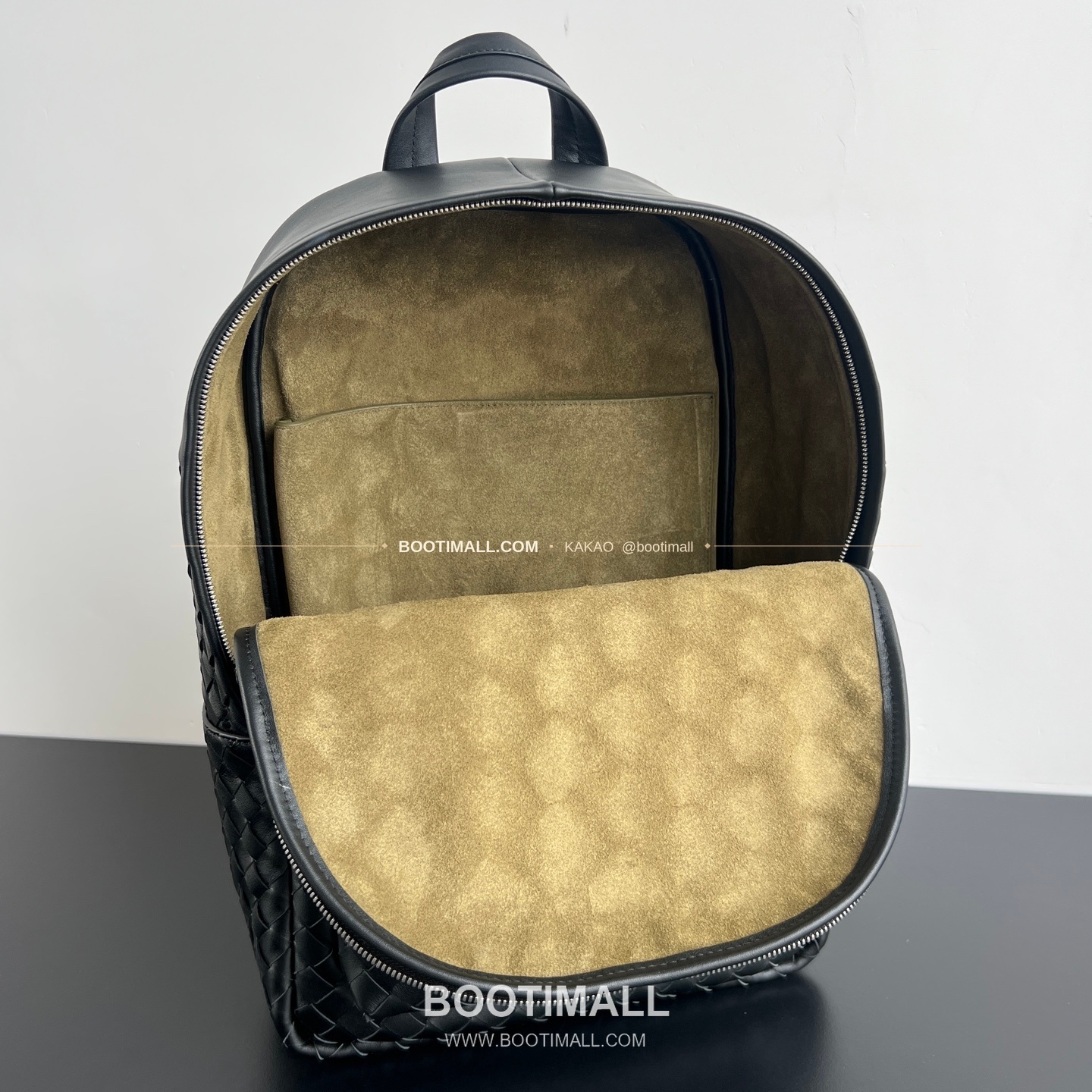 보테가베네타 모자이크 인트레치아토 실크카프 백팩 Bottega Veneta Mosaic Intrecciato Silk Calf Backpack 828527 46cm 5