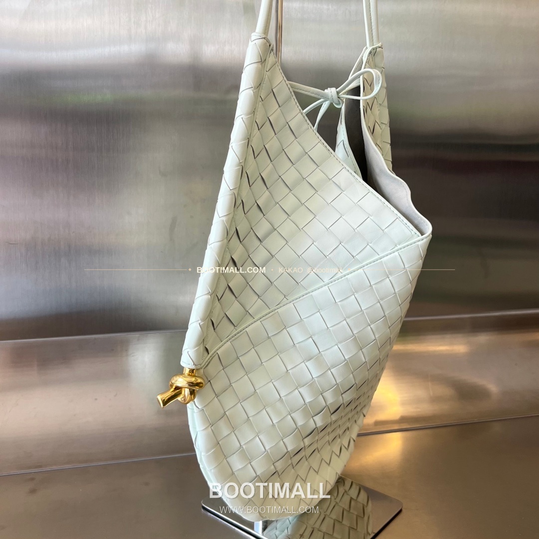 보테가베네타 인트레치아토 램스킨 구조 토트백 Bottega Veneta Intrecciato Lambskin Structured Tote Bag 740990 44cm 2