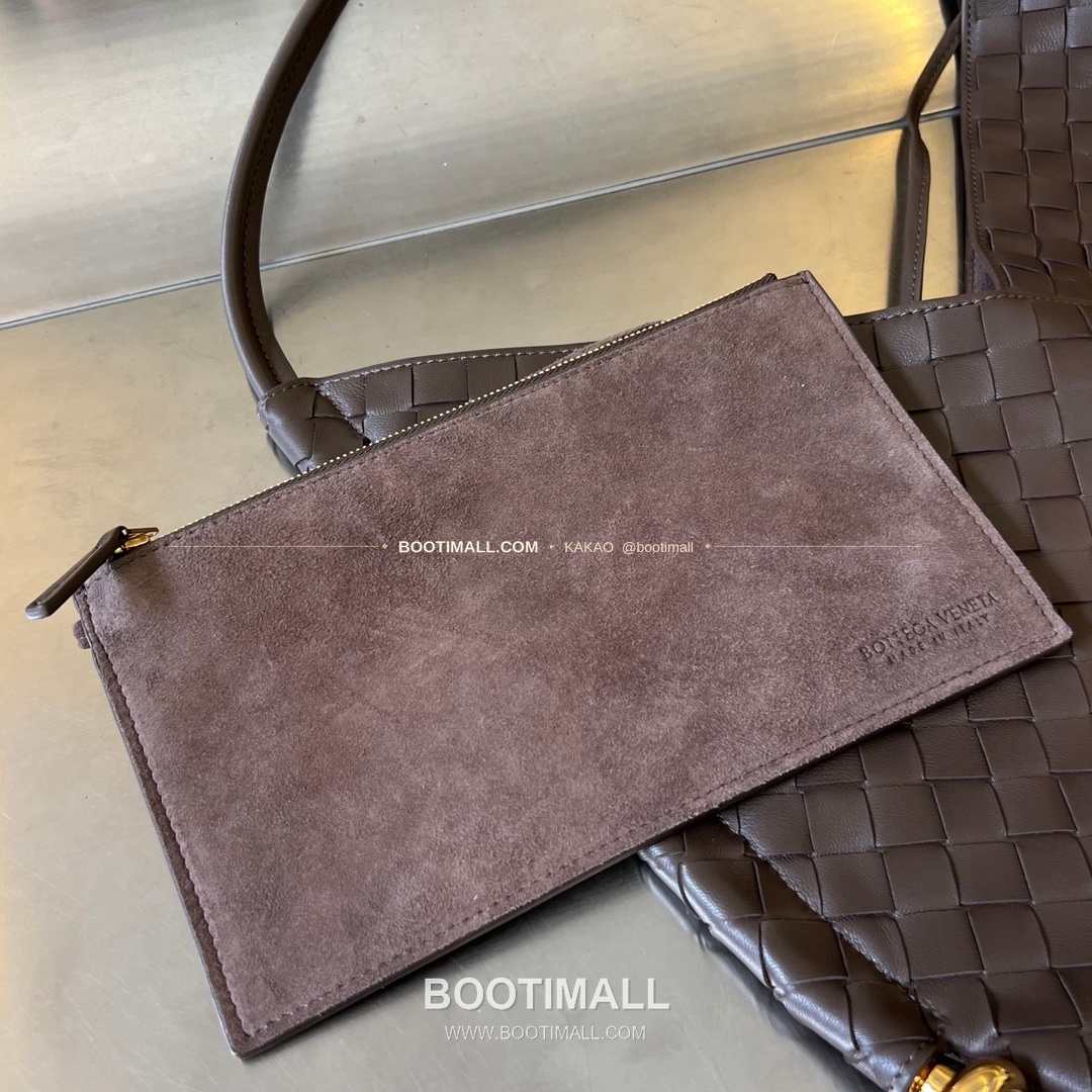 보테가베네타 인트레치아토 램스킨 구조 토트백 Bottega Veneta Intrecciato Lambskin Structured Tote Bag 740990 44cm 7