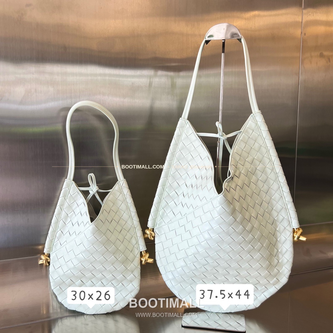 보테가베네타 인트레치아토 램스킨 구조 토트백 Bottega Veneta Intrecciato Lambskin Structured Tote Bag 740990 44cm 10