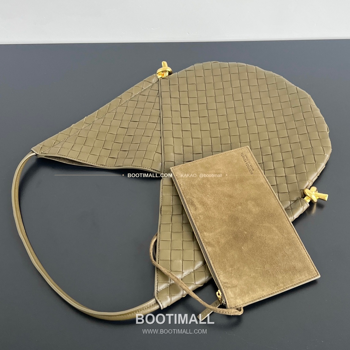 보테가베네타 인트레치아토 램스킨 구조 토트백 Bottega Veneta Intrecciato Lambskin Structured Tote Bag 740990 44cm 4