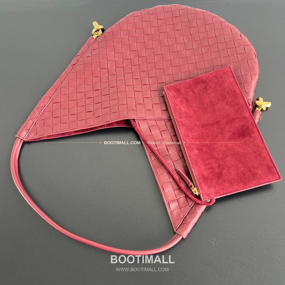 보테가베네타 인트레치아토 램스킨 구조 토트백 Bottega Veneta Intrecciato Lambskin Structured Tote Bag 740990 44cm 4