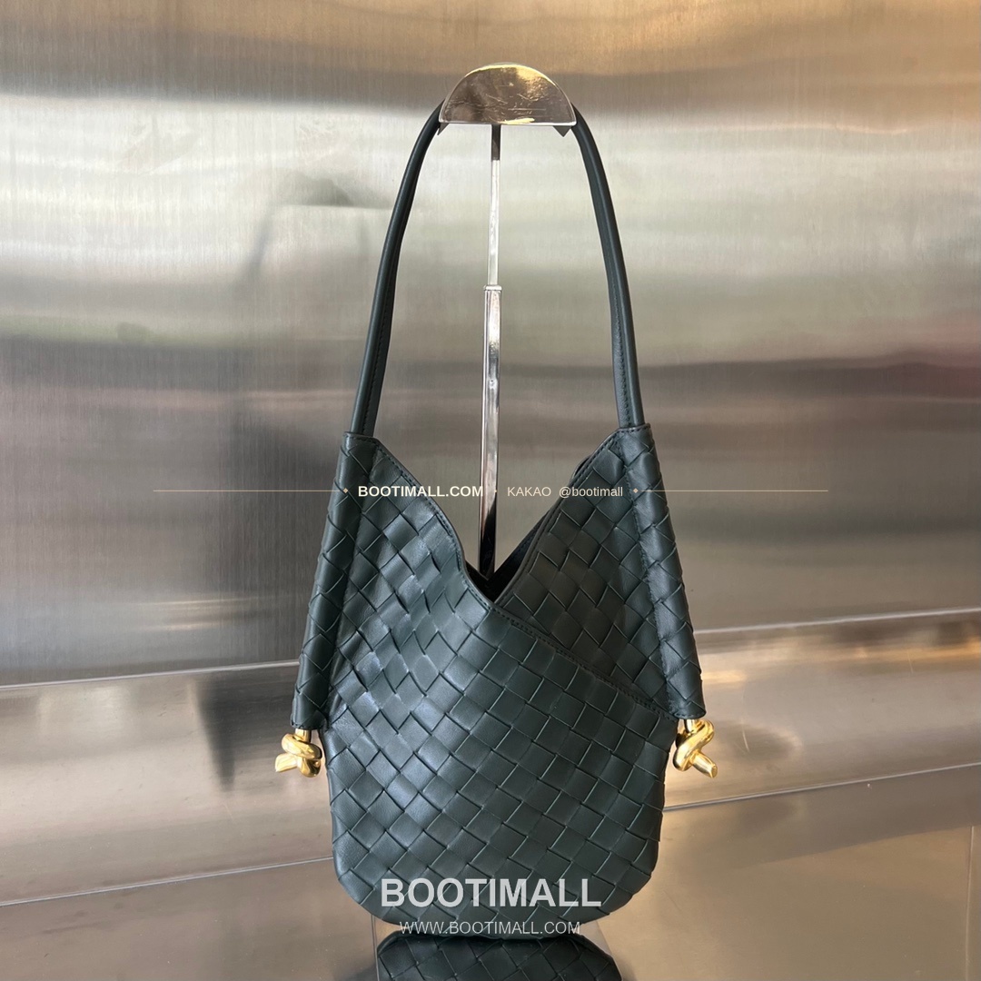 보테가베네타 인트레치아토 램스킨 구조 토트백 Bottega Veneta Intrecciato Lambskin Structured Tote Bag 740898 30cm 1