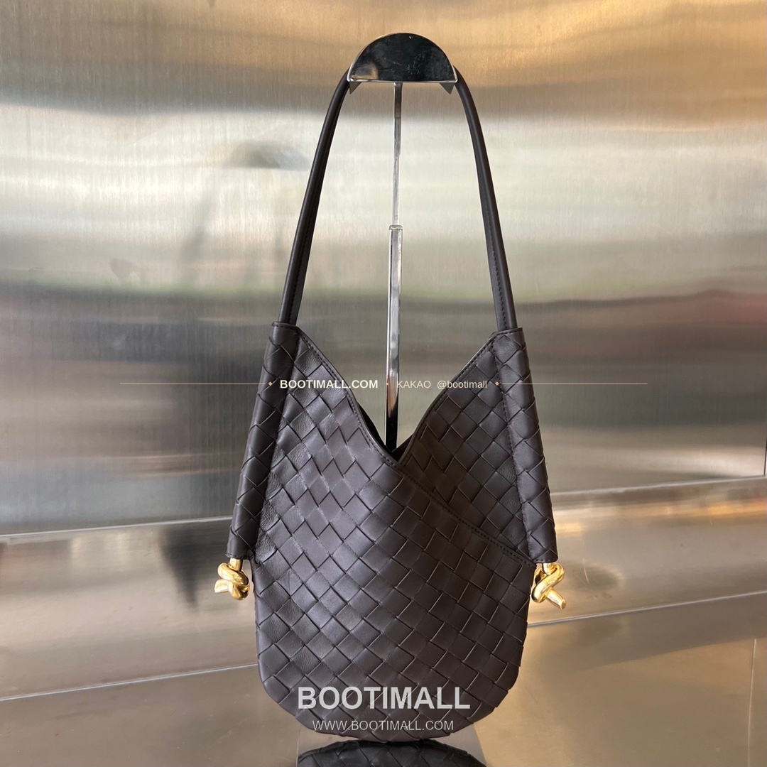 보테가베네타 인트레치아토 램스킨 구조 토트백 Bottega Veneta Intrecciato Lambskin Structured Tote Bag 740898 30cm 1