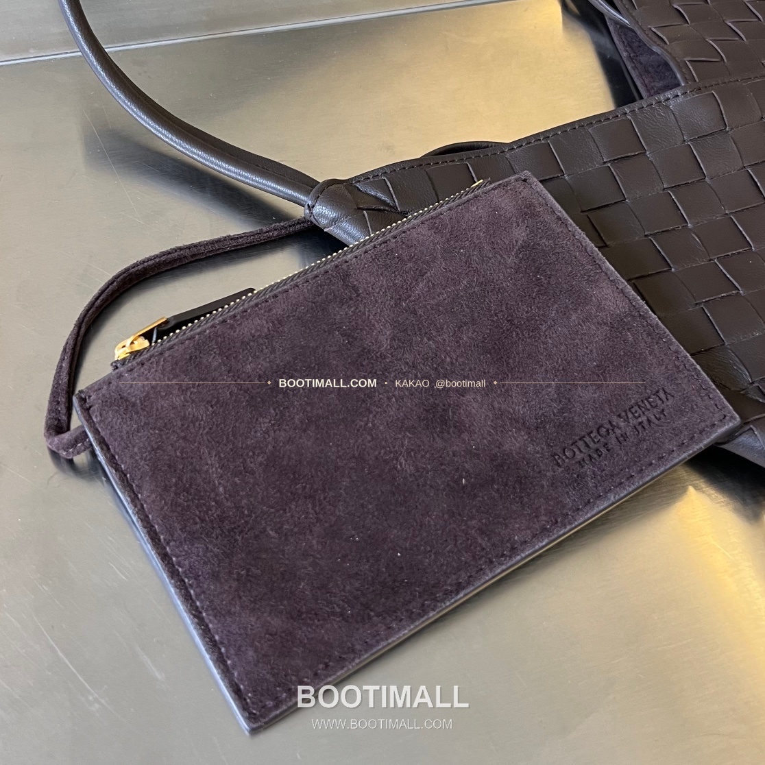 보테가베네타 인트레치아토 램스킨 구조 토트백 Bottega Veneta Intrecciato Lambskin Structured Tote Bag 740898 30cm 6